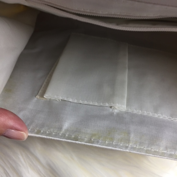 White Apt 9 Envelope Bag Purse with Chain Versatile Hand Bag Cross Vintage - Picture 8 of 8